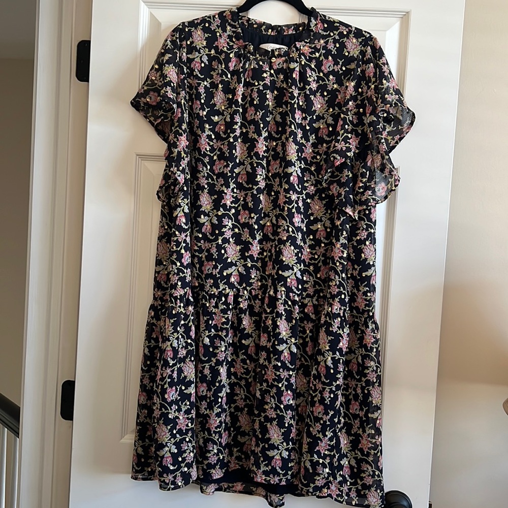 Ann Taylor Loft Floral Garden Dress